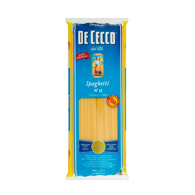 De Cecco Μακαρόνια Σπαγγέτι No.12 500gr De Cecco Μακαρόνια Σπαγγέτι No.12 500gr
