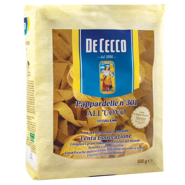 De Cecco Pappardelle Με Αυγό N.301 500G