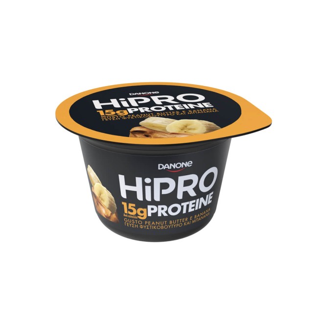 Hipro Επιδόρπιο Γιαουρτιού με Φυστικοβούτυρο & Μπανάνα 160g