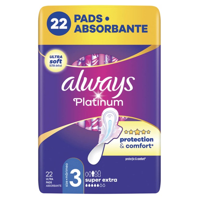 Always Ultra Platinum Night Giga Pack 22τμχ συσκευασία
