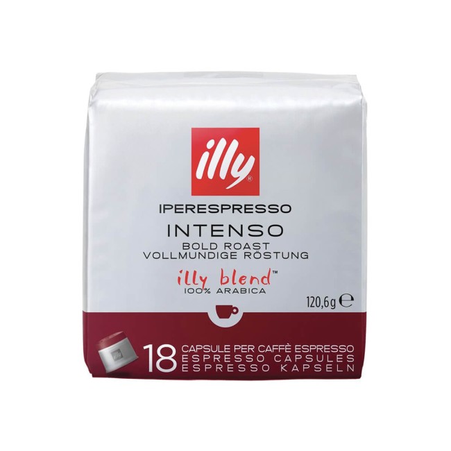 Illy Κάψουλες Καφέ Iper Cube Intenso 18τμχ
