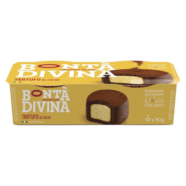 Bonta Divina Γλύκισμα Tartufo 90gr x 2