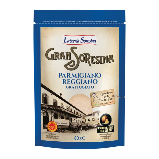 Soresina Parmegiano Reggiano Τριμμένο ΠΟΠ 80gr