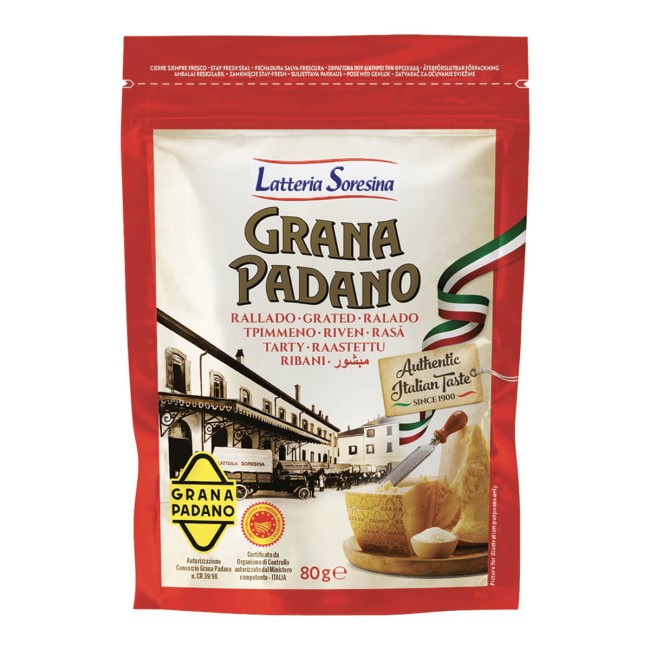 Soresina Τριμμένο Grana Padano 80gr