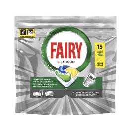 Fairy Platinum Κάψουλες Πλυντηρίου Πιάτων Λεμόνι 15τμχ