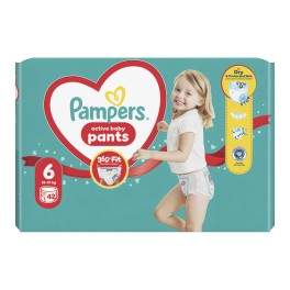 Pampers Πάνες Pants Maxi No6 15+kg 42τμχ