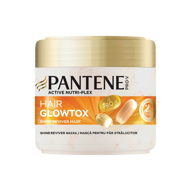 Pantene Μάσκα Μαλλιών Glowtox 300ml