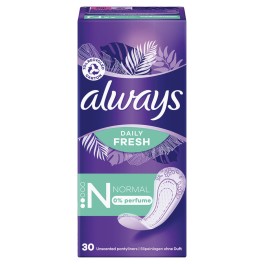 Always Σερβιετάκια Daily Fresh 30τμχ