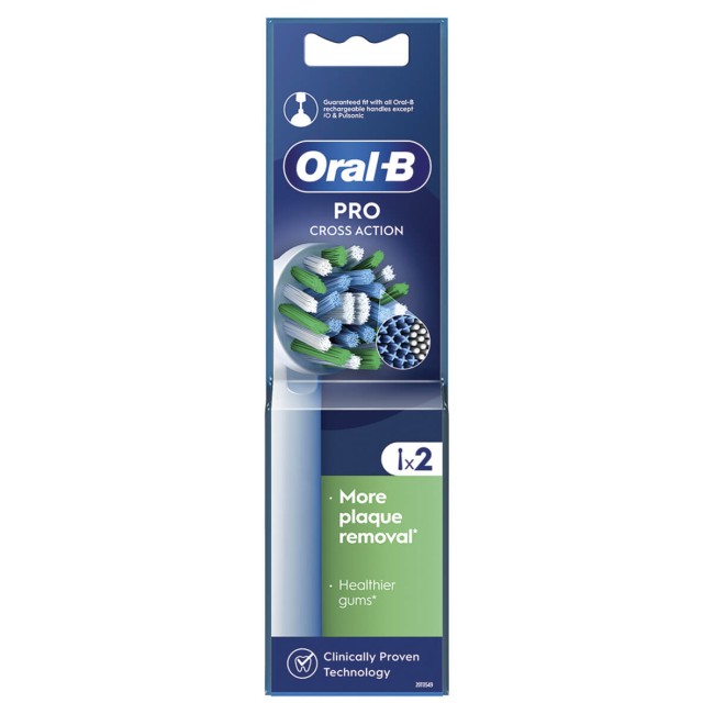 Oral-B Cross Action Ανταλλακτικό Ηλεκτρικής Βούρτσας