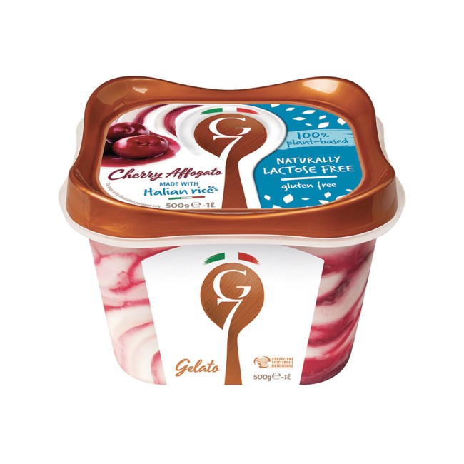 G7 Παγωτό Cherry Affogato Χωρίς Λακτόζη 1lt