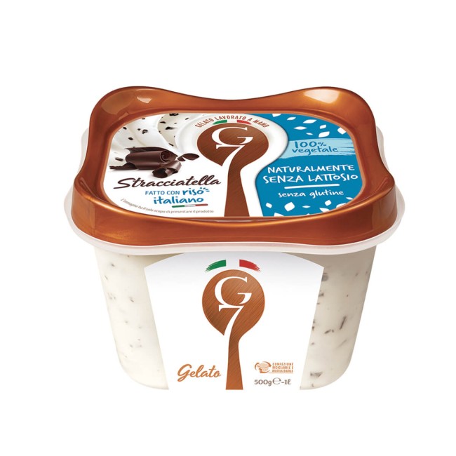 G7 Παγωτό Stracciatella Χωρίς Λακτόζη 1lt