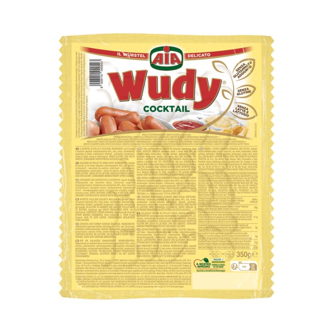 Aia Wudy Λουκάνικα Cocktail Μπουκιές 350gr Λουκάνικο
