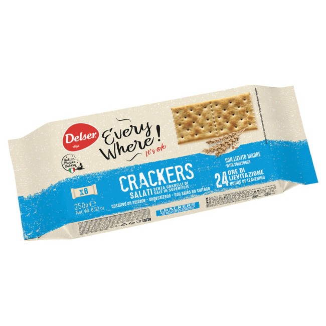 Delser Crackers Χωρίς Αλάτι 250gr
