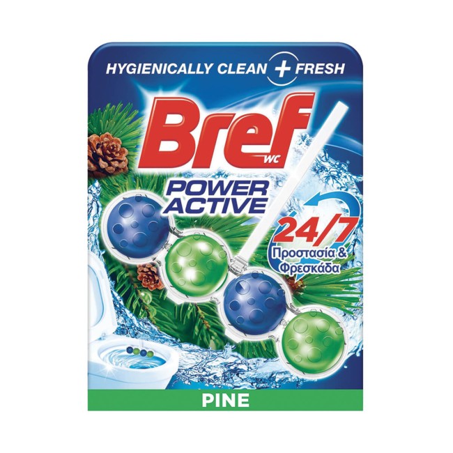 Bref WC Power Active Pine Forest Μπλοκ Τουαλέτας 50g