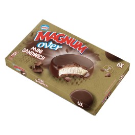 Magnum Over Παγωτά Mini Sandwich 6x60ml