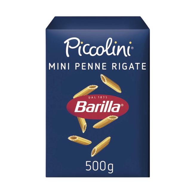 Barilla Mini Penne Rigate Piccolini Πέννες 500gr Barilla Mini Penne Rigate Piccolini Πέννες 500gr