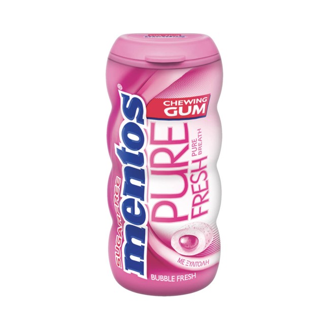 Mentos Pure Fresh Τσίκλες Bubble Fresh 28gr
