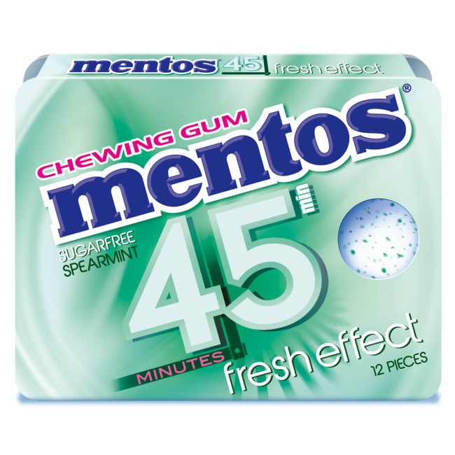Mentos 45 min Spearmint 12 κουφέτα (18gr)