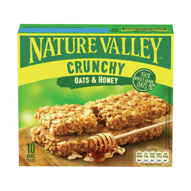 Nature Valley Crunchy Μπάρες Δημητριακών Βρώμη Μέλι 5x42gr Nature Valley Crunchy Μπάρες Δημητριακών Βρώμη Μέλι 5x42gr
