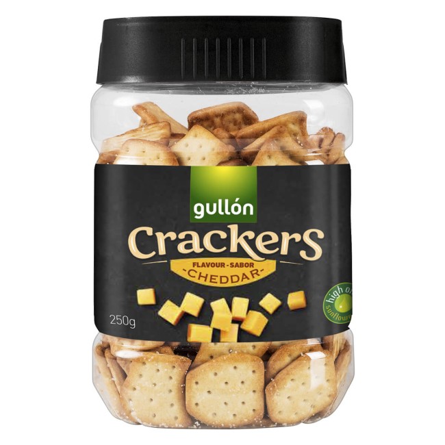 Gullon Crackers Cheddar 250gr