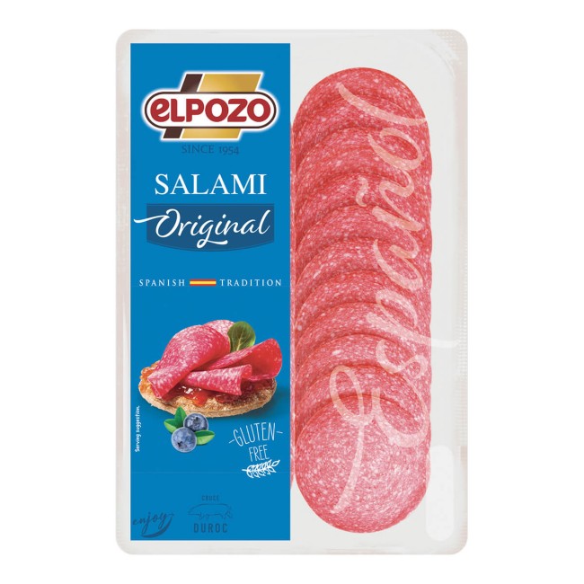 Elpozo Σαλάμι χωρίς Γλουτένη σε Φέτες 80gr