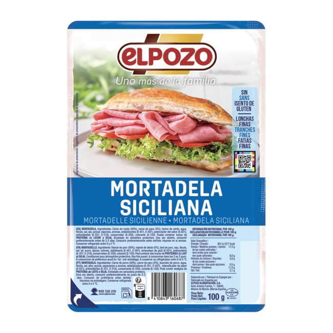 Elpozo Μορταδέλα Siciliana 100gr