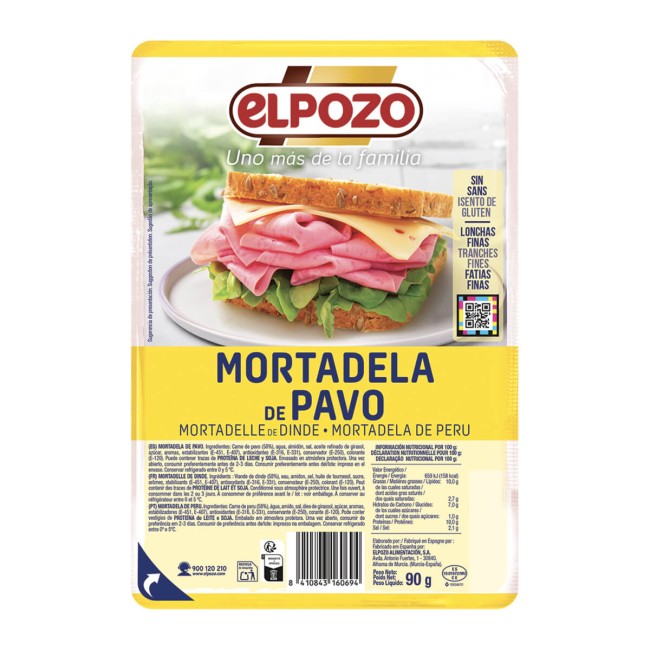 Elpozo Μορταδέλα De Pavo 100G