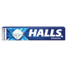 Halls Καραμέλες Original Χωρίς Ζάχαρη 32gr