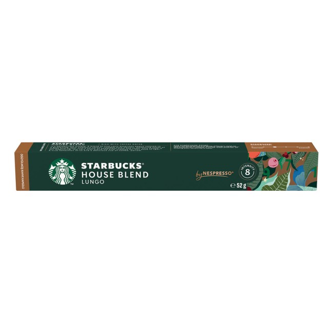 Starbucks House Blend Lungo Espreso Κάψουλες 10x5,2g