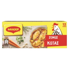 Maggi Κύβοι Ζωμού Κότας 12 Κύβοι