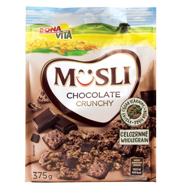 Bonavita Δημητριακά Musli με Σοκολάτα 375gr