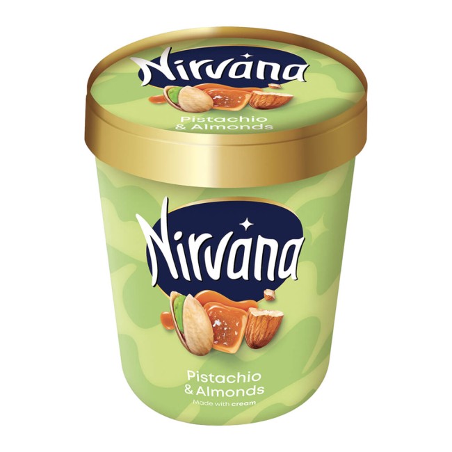 Nirvana Παγωτό Φυστίκι & Αμύγδαλο 420ml