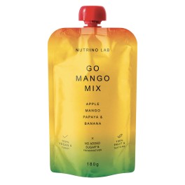Nutrino Lab Go Πουρές Φρούτων Μήλο, Μάνγκο, Παπάγια, Μπανάνα 180gr