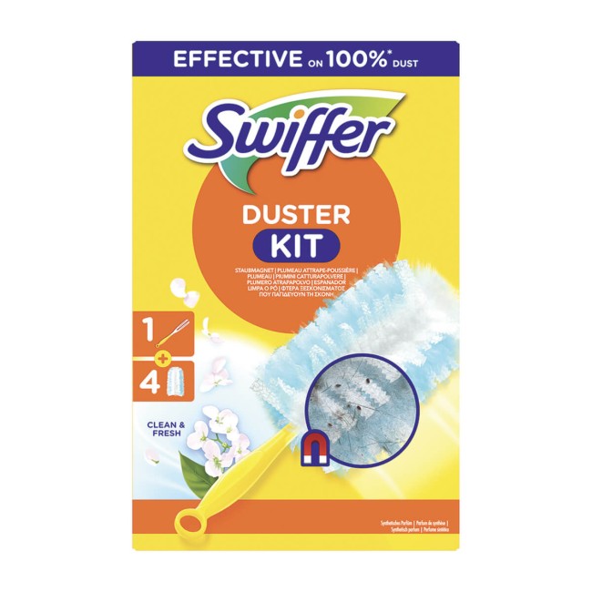 Swiffer Dusters Χειρολαβή + 4 Ξεσκονόπανα