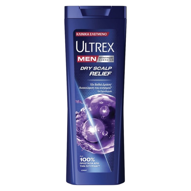 Ultrex Σαμπουάν Μαλλιών Ανδρικό για Ξηροδερμία 360ml