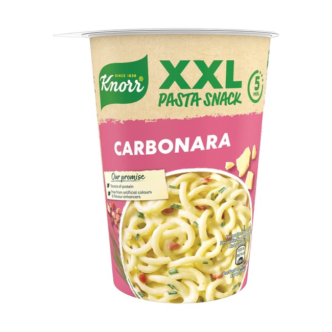 Knorr Snack Pot Καρμπονάρα XXL 92gr