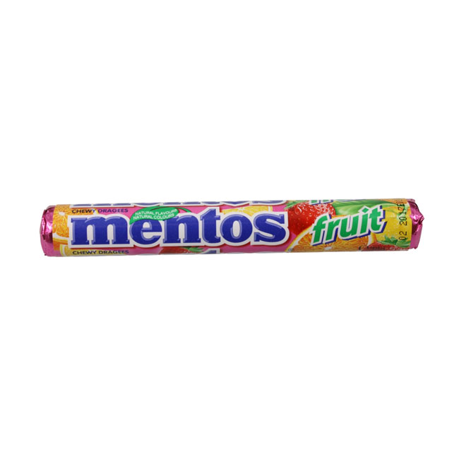 Mentos Καραμέλες Φρούτα 38gr