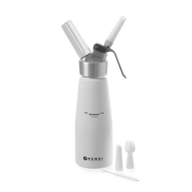 Hendi Σιφόν Αλουμινίου Λευκό Kitchen Line 0,5lt 588369
