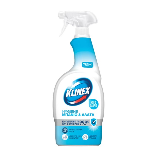Klinex Χλωρίνη 4σε1 για το  Μπάνιο Spray 750ml