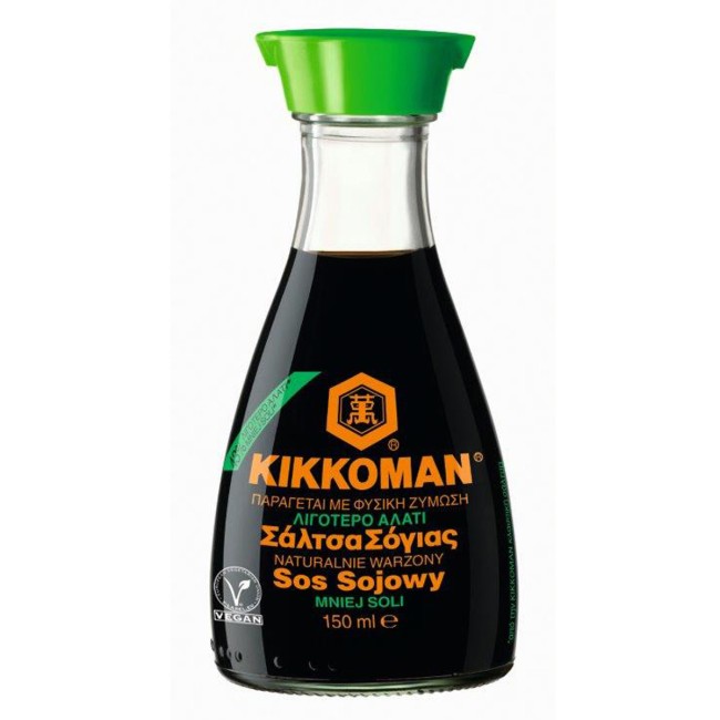 Kikkoman Σάλτσα Σόγιας Με Λιγότερο Αλάτι 150ml Kikkoman Σάλτσα Σόγιας Με Λιγότερο Αλάτι 150ml