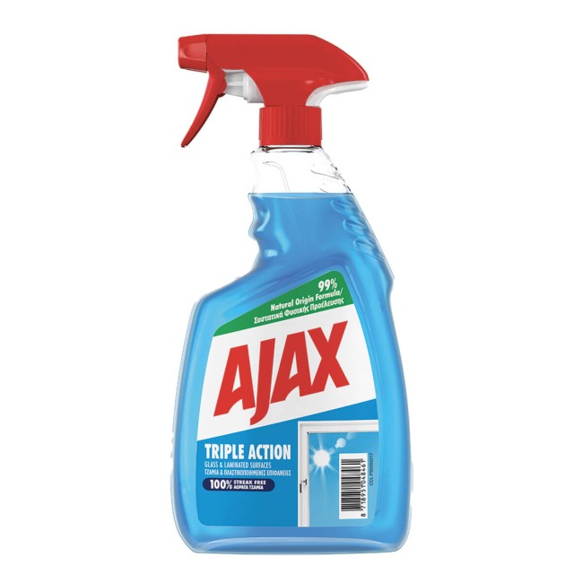 Ajax Triple Action Καθαριστικό για Τζάμια Αντλία 750ml