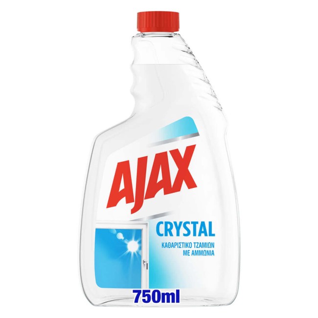 Ajax Crystal Καθαριστικό για Τζάμια Ανταλλακτικό 750ml