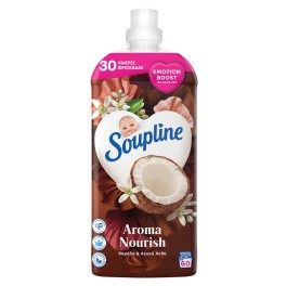 Soupline Aroma Καρύδα & Λευκά Άνθη Συμπυκνωμένο Υγρό Μαλακτικό Ρούχων 1260ml (60 μεζ)