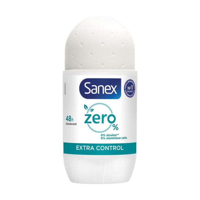 Sanex Zero% Extra Control Αποσμητικό Roll-on 50ml