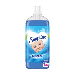 Soupline Aroma Mistral Συμπυκνωμένο Υγρό Μαλακτικό Ρούχων 55Μεζ