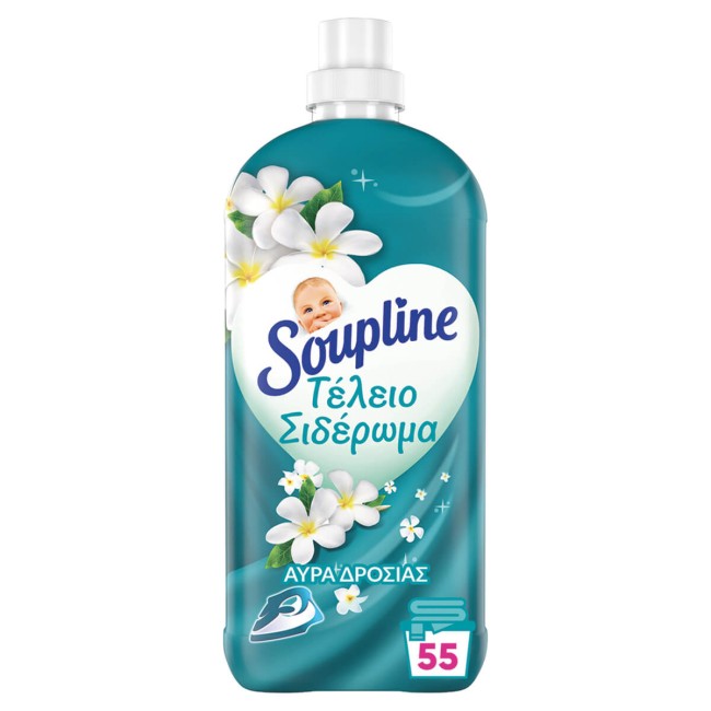 Soupline Αύρα Δροσιάς Συμπυκνωμένο Υγρό Μαλακτικό Ρούχων 55Μεζ