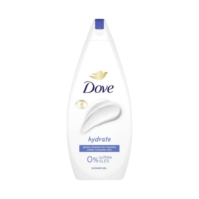 Dove αφρόλουτρο Hydrate 720ml για καθημερινή ενυδάτωση και φροντίδα σώματος