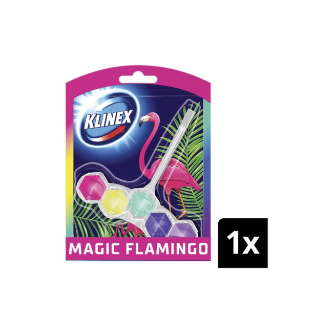 Klinex Μπλοκ Τουαλέτας Magic Flamingo 50gr
