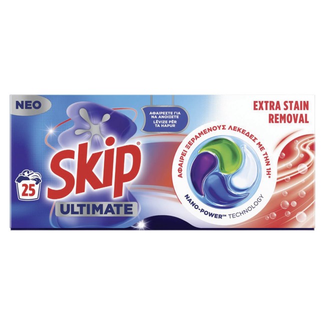 Skip Ultimate Κάψουλες Πλυντηρίου Ρούχων 25μεζ