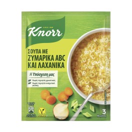Knorr Σούπα Λαχανικών Με Ζυμαρικά ABC 82gr